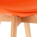 Dining Chair Norden Cross PP, orange