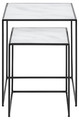 Nesting Tables Set of 2 Bolton, white