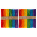 Wooden Popticks Colored 100pcs