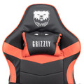 Gaming Desk Chair Grizzly RACE, red