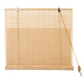 Corded Roller Blind Bamboo 90x180cm, natural