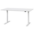 RODULF Desk sit/stand, white, 140x80 cm