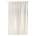 STENFRÖ Sheer curtain, 1 piece, with heading tape/beige, 300x300 cm