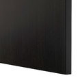 BESTÅ Storage combination with doors, black-brown, Lappviken black-brown, 180x42x65 cm