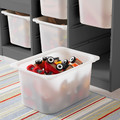 TROFAST Storage combination, grey/white, 99x44x94 cm