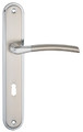 Door Handle Schaffner Kora 72mm, satin nickel/chrome