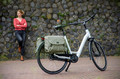 Newlooxs Bicycle Bag Ivy Mondi Joy Double, walnut