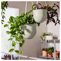 DAKSJUS Hanging planter, set of 2, in/outdoor light grey-beige