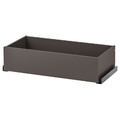 KOMPLEMENT Drawer, dark grey, 75x35 cm