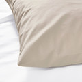 DVALA Pillowcase, beige, 50x60 cm, 2 pack