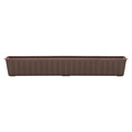 Balcony Plant Pot Box Agro 100 cm, brown