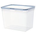 IKEA 365+ Food container with lid, rectangular, plastic, 10.6 l