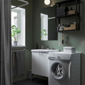 ENHET Bathroom, anthracite/white, 64x43x87 cm