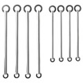 FRÖJDA Drink stirrer, set of 8, stainless steel