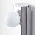 LEDSJÖ LED wall lamp, stainless steel