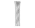 Paper Drinking Straws 12pcs, silver pattern