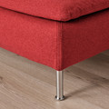 SÖDERHAMN Corner sofa, 6-seat, Tonerud red