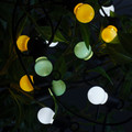 SOLVINDEN LED lighting chain with 12 bulbs, battery-operated/outdoor multicolour