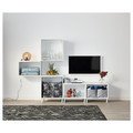 PLATSA Cabinet, white/Fonnes white, 180x42x113 cm