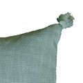 GoodHome Cushion Tassels 45 x 45 cm, light green