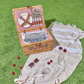 Picnic Basket for 4 People with Accessories