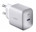 Aukey Wall Charger EU Plug PA-B2 Omnia GaN 1xUSB-C 61W Power Delivery 3.0 3A, white