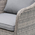 GoodHome Garden Armchair Hamilton, grey