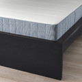 MALM Bed frame with mattress, black-brown/Vesteröy firm, 90x200 cm