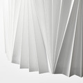 KUNGSHULT Lamp shade, pleated white, 42 cm