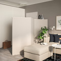 VARHAUG Room divider, beige, 242x157 cm