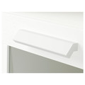 BRIMNES / BURHULT TV storage combination, white, 258x41x190 cm