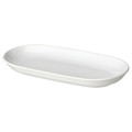 GODMIDDAG Serving plate, white, 36x22 cm