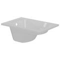 GoodHome Bathtub Cavaly 105 x 70 cm, white