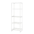 JOSTEIN Shelving unit, in/outdoor/wire white, 61x40x180 cm