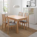 EKEDALEN Extendable table, oak, 120/180x80 cm