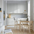 HAVSTORP Front for dishwasher, light grey, 45x80 cm