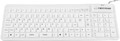 Esperanza Flexible Wired Silicone Keyboard EK126W USB/OTG, white