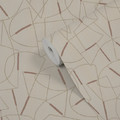 GoodHome Vinyl Wallpaper on Fleece Schiele, dark grey/beige