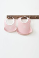 BABYBJÖRN Soft Bibs, Small & Big, Powder Pink