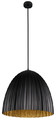 Pendant Lamp Telma E27, black/gold