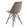 Chair Eris, corduroy, grey