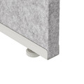 SIDORNA Room divider, grey, 320x150 cm