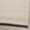 TIDTABELL Rug, flatwoven, beige, 80x200 cm