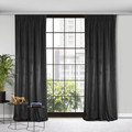 Curtain Rosa 135 x 300 cm, black