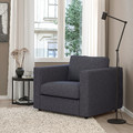 VIMLE Armchair, Gunnared medium grey