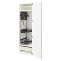 METOD / MAXIMERA High cabinet with cleaning interior, white/Stensund white, 60x60x200 cm