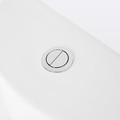 GoodHome Close-coupled Rimless Toilet with Soft Close Seat Cavally Slim 3/6L, horizontal