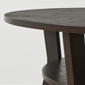 JAKOBSFORS Coffee table, dark brown stained oak veneer, 80 cm