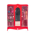 Baonier Doll 31cm Fashion Closet Wardrobe Playset 3+