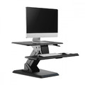 MacLean Sit-stand Desktop Workstation MC-792, black